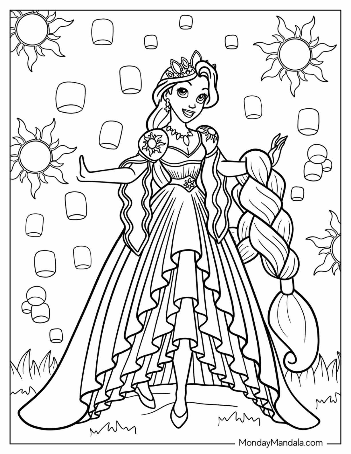 princess printable colouring pages princess printable colouring pages
