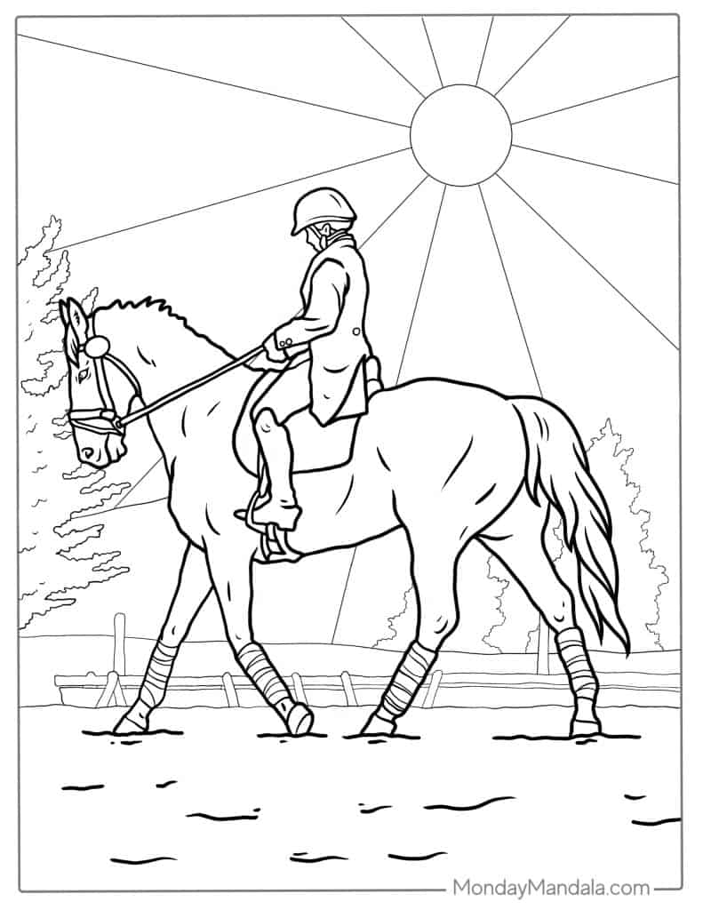 free horse coloring pages free horse coloring pages