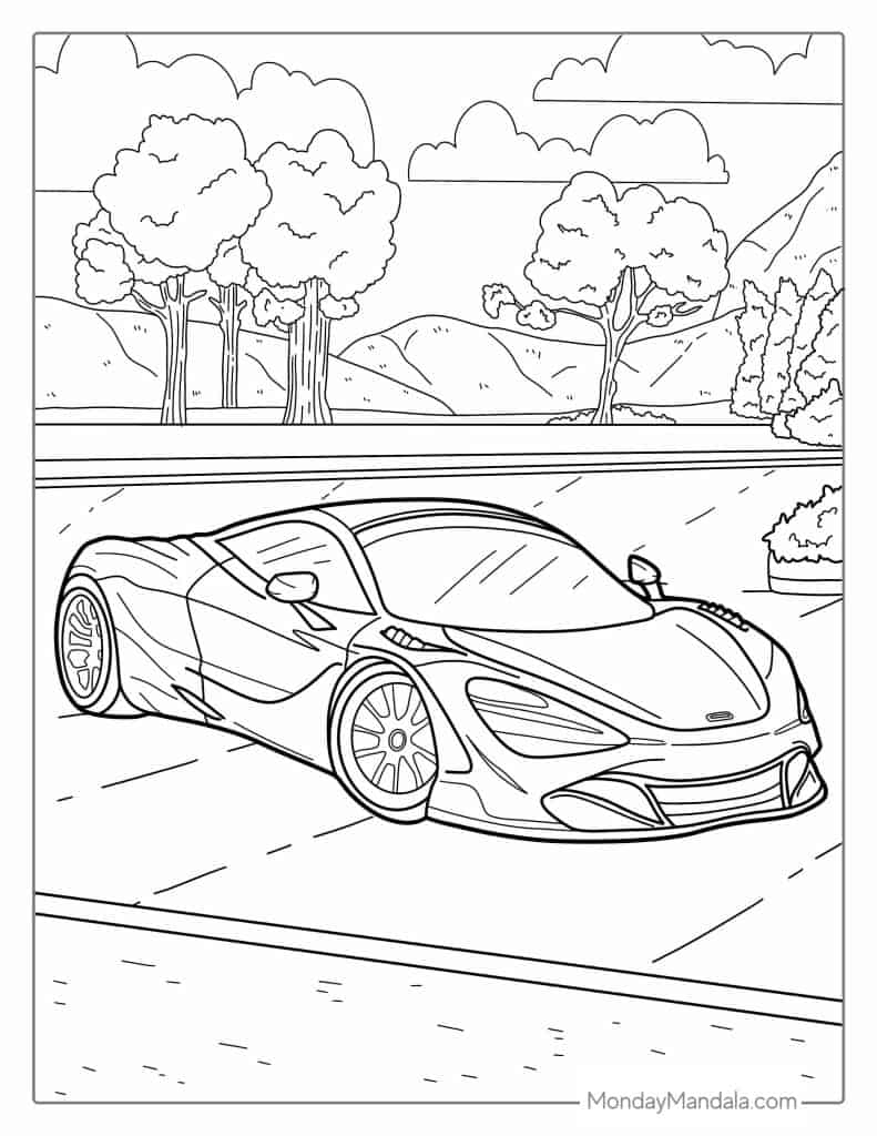 52 Car Coloring Pages Free PDF Printables  52 Car Coloring Pages Free PDF Printables