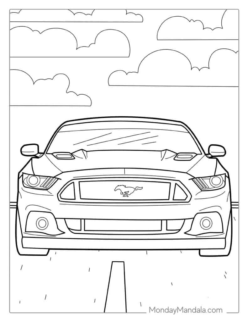 52 Car Coloring Pages Free PDF Printables  52 Car Coloring Pages Free PDF Printables