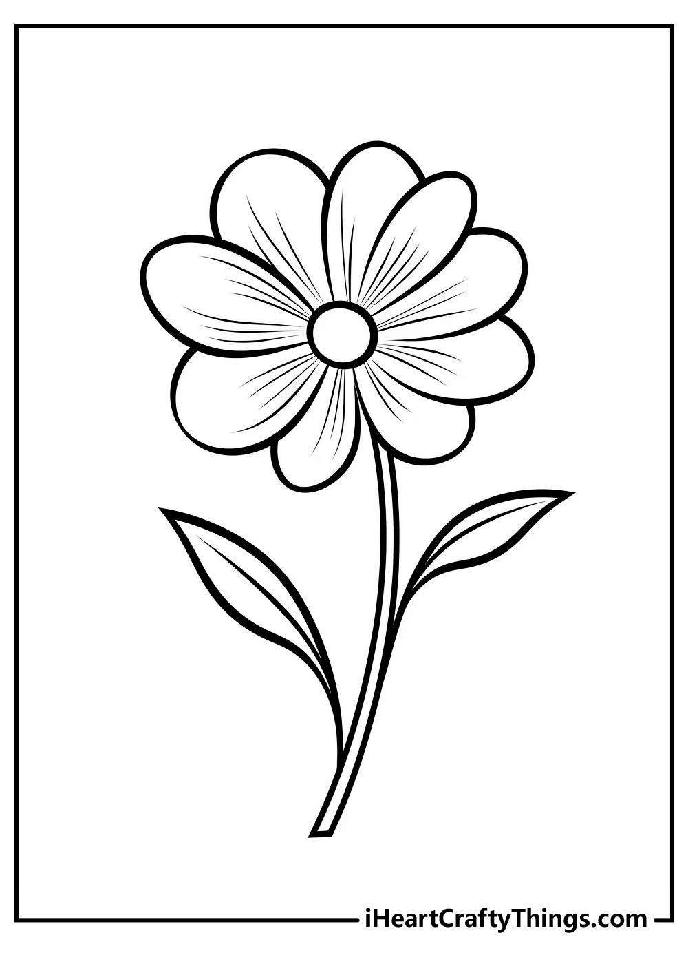 52 Flower Coloring Pages Easy Free Printable PDFs For Kids  52 Flower Coloring Pages Easy Free Printable PDFs For Kids