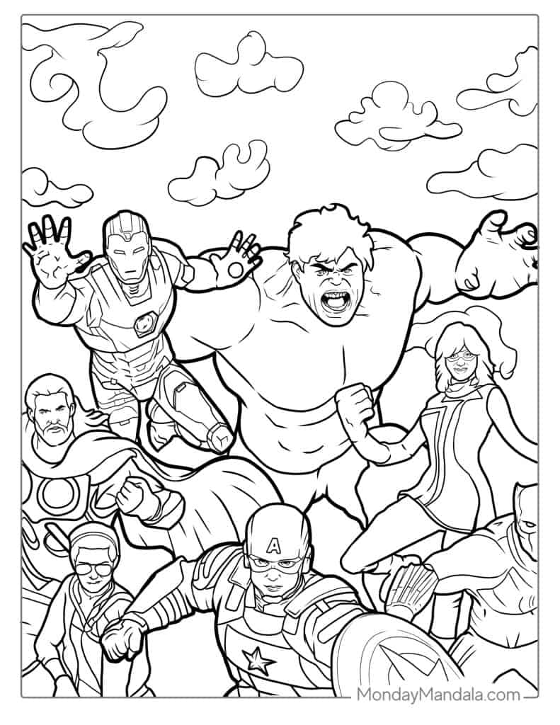 52 Hulk Coloring Pages Free PDF Printables 52 Hulk Coloring Pages Free PDF Printables