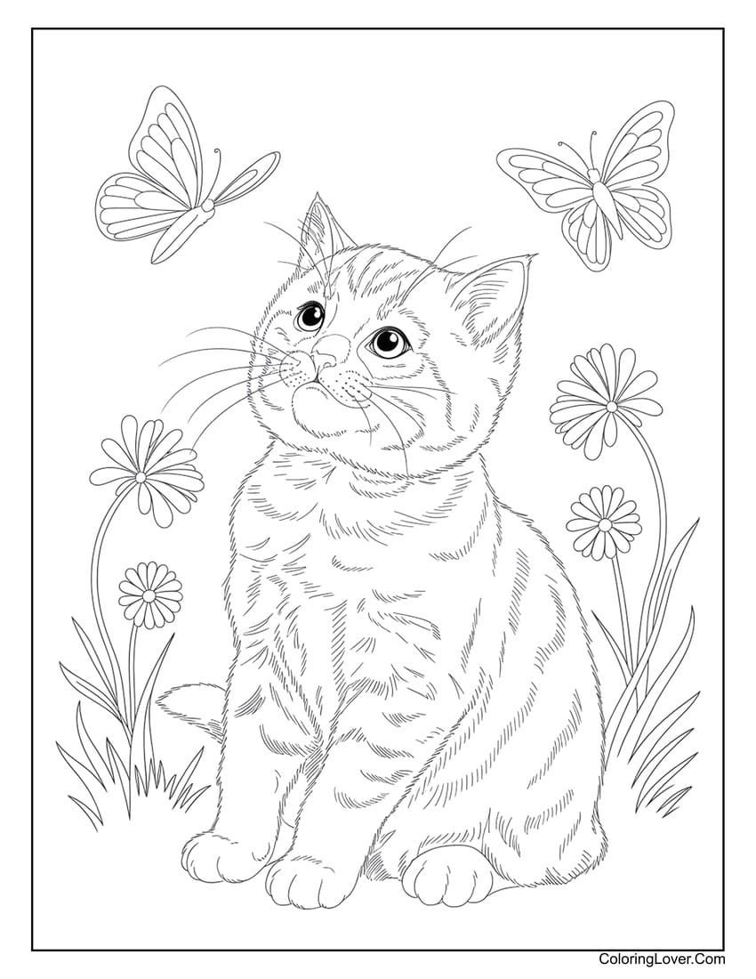 54 Cat Coloring Pages Free Printables For All Ages  54 Cat Coloring Pages Free Printables For All Ages