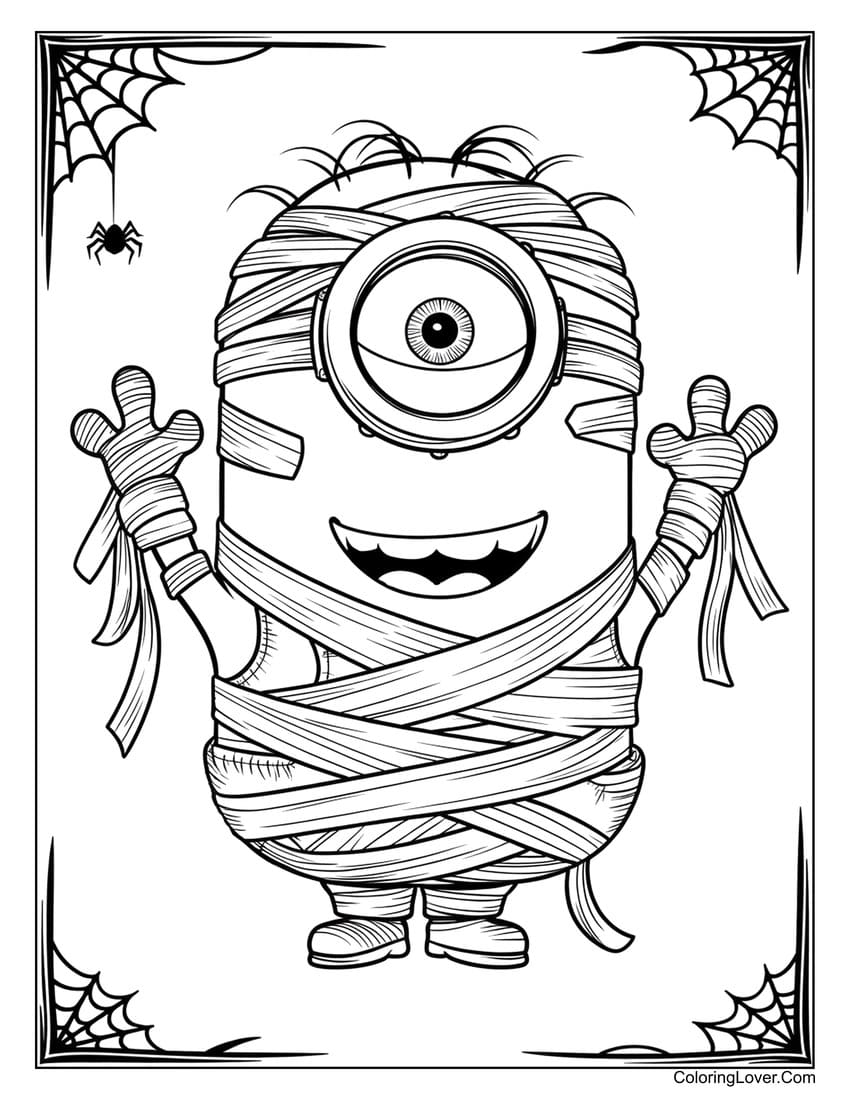 54 Minion Coloring Pages Free Printables For All Ages 