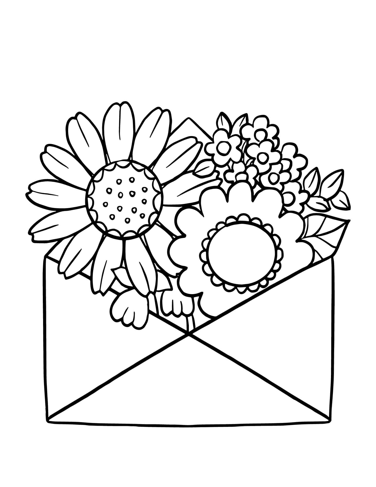 cute flower coloring pages cute flower coloring pages
