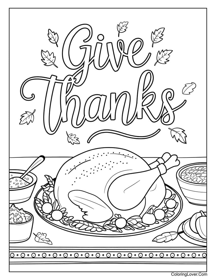 54 Thanksgiving Coloring Pages Free Printables For All Ages  54 Thanksgiving Coloring Pages Free Printables For All Ages