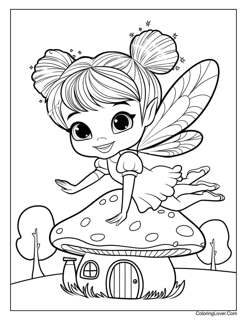 fairy pictures to color