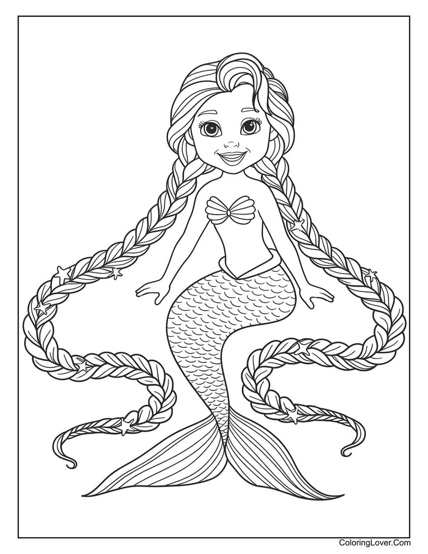 57 Mermaid Coloring Pages Free Printables For All Ages  57 Mermaid Coloring Pages Free Printables For All Ages