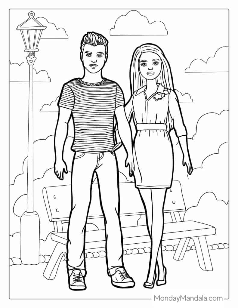 58 Barbie Coloring Pages Free PDF Printables