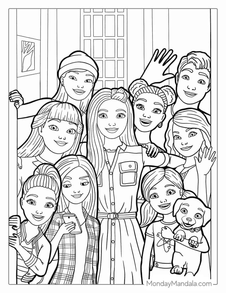 58 Barbie Coloring Pages Free PDF Printables  58 Barbie Coloring Pages Free PDF Printables