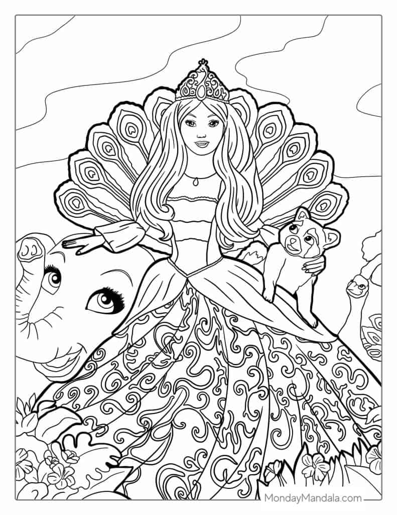 58 Barbie Coloring Pages Free PDF Printables  58 Barbie Coloring Pages Free PDF Printables