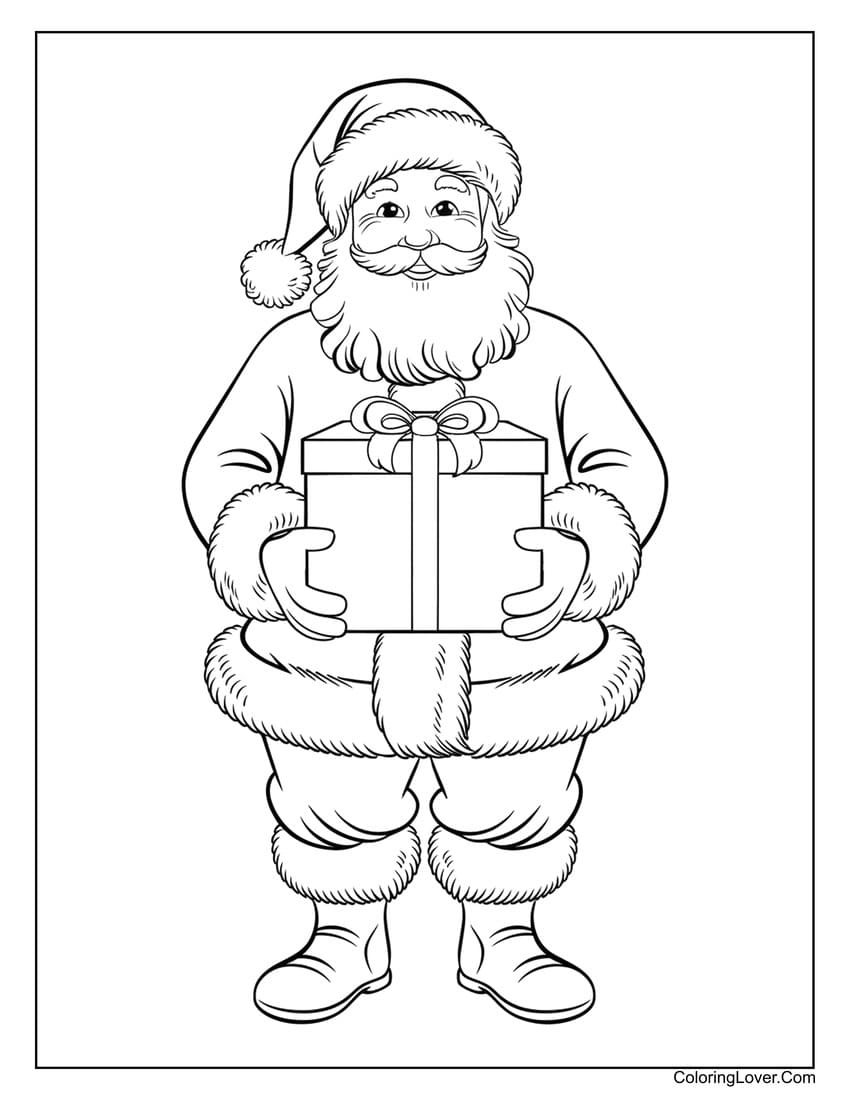 santa claus coloring pages printable santa claus coloring pages printable