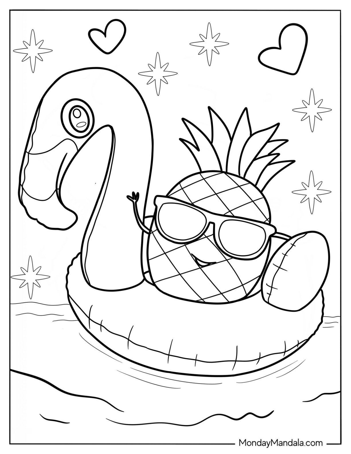 printable coloring pages for summer printable coloring pages for summer