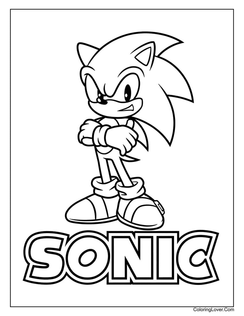 sonic pictures to color sonic pictures to color