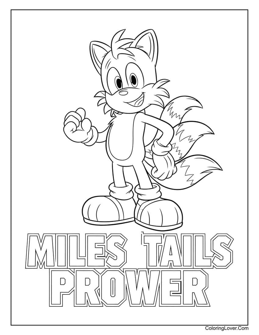 tails and sonic coloring pages tails and sonic coloring pages