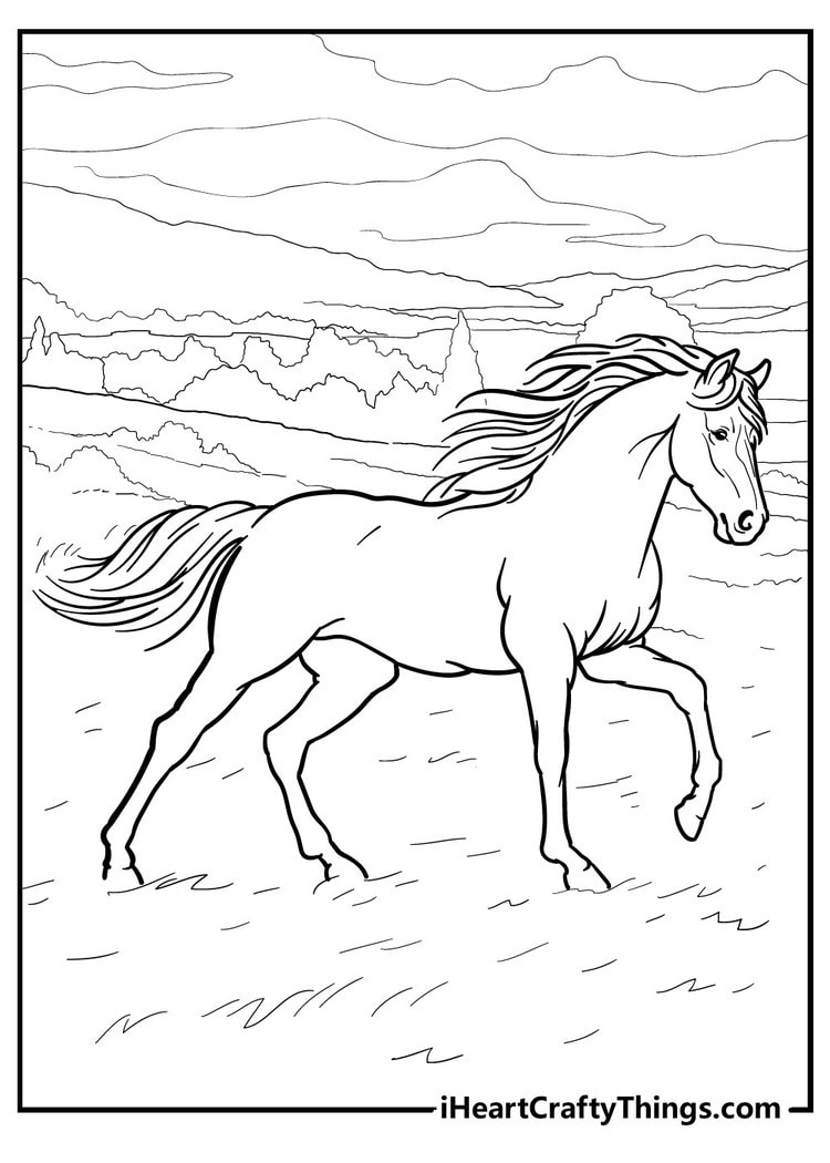65 Horse Coloring Pages 100 Free Printables Worksheets Library 65 Horse Coloring Pages 100 Free Printables Worksheets Library