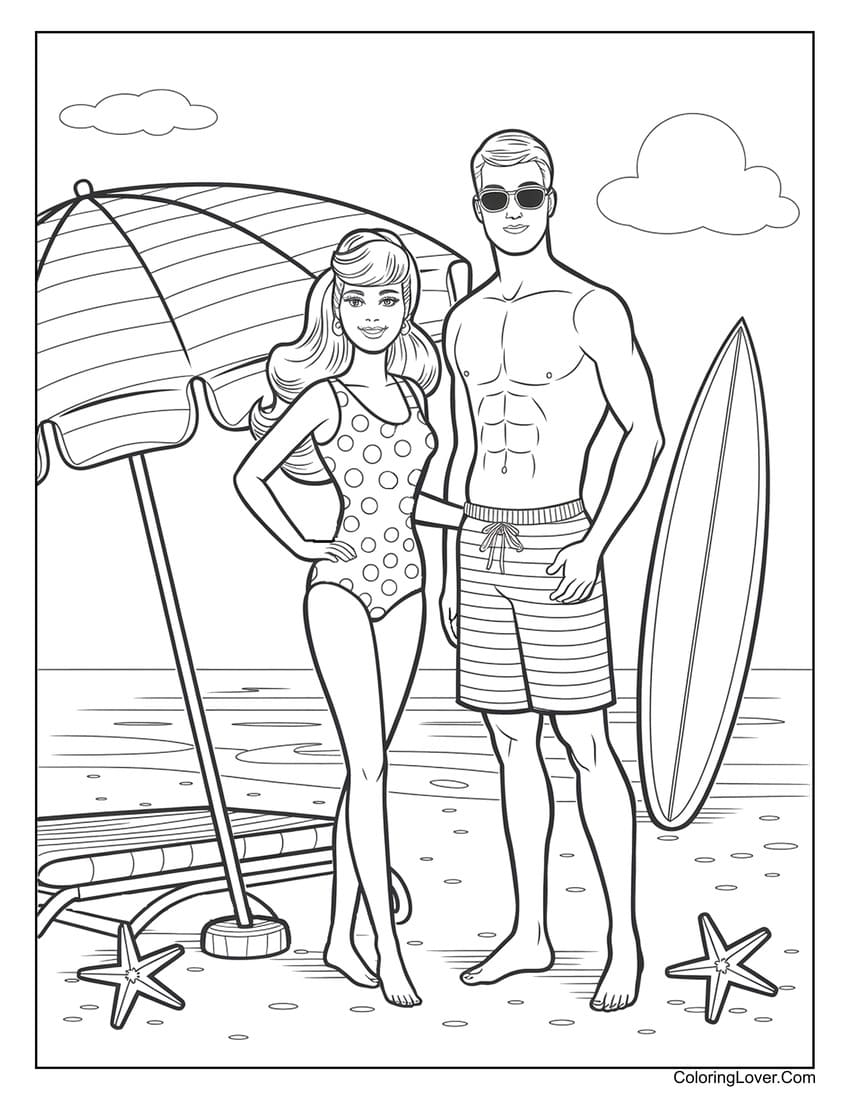 66 Barbie Coloring Pages Free Printables For Girls  66 Barbie Coloring Pages Free Printables For Girls