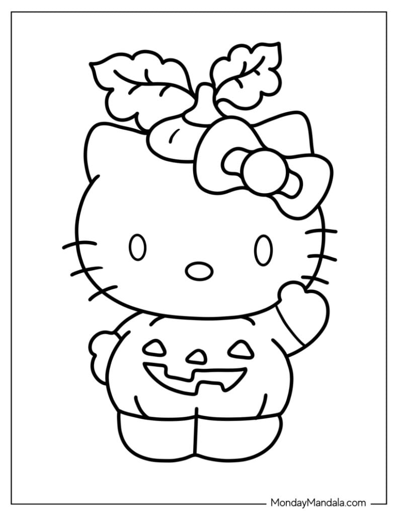 coloring pages of hello kitty coloring pages of hello kitty