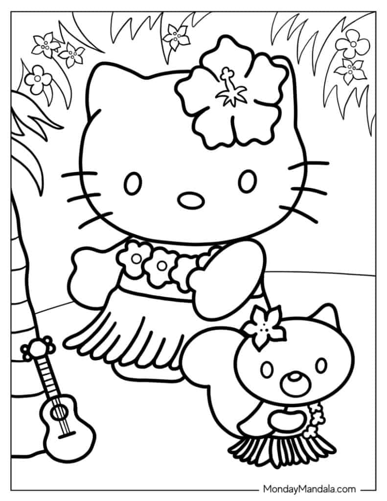 68 Hello Kitty Coloring Pages Free PDF Printables  68 Hello Kitty Coloring Pages Free PDF Printables