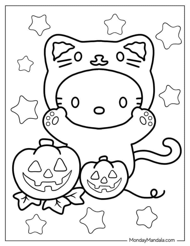 68 Hello Kitty Coloring Pages Free PDF Printables  68 Hello Kitty Coloring Pages Free PDF Printables