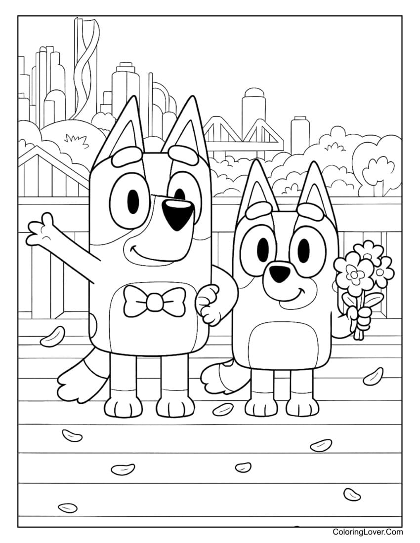 70 Bluey Coloring Pages Free Printables For Kids