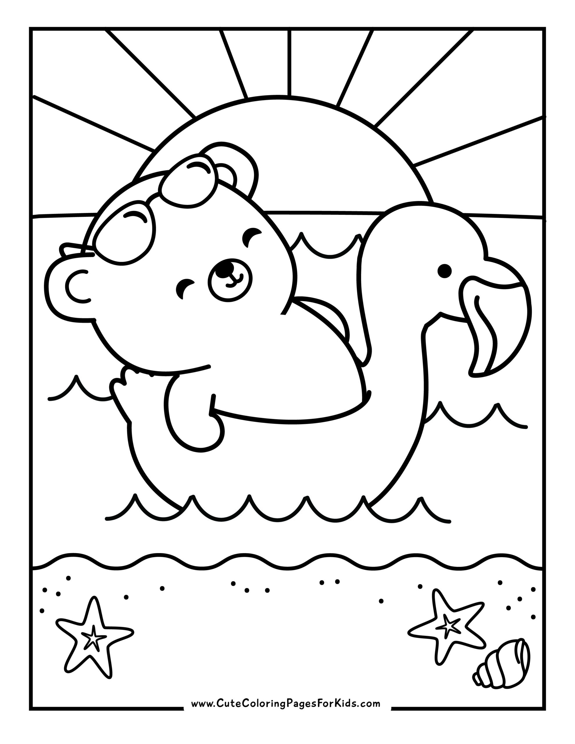 9 Beach Coloring Pages Free Printable PDFs Cute Coloring Pages For Kids