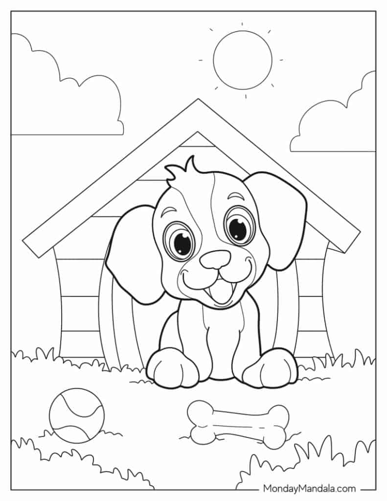 97 Dog Coloring Pages Free PDF Printables  97 Dog Coloring Pages Free PDF Printables