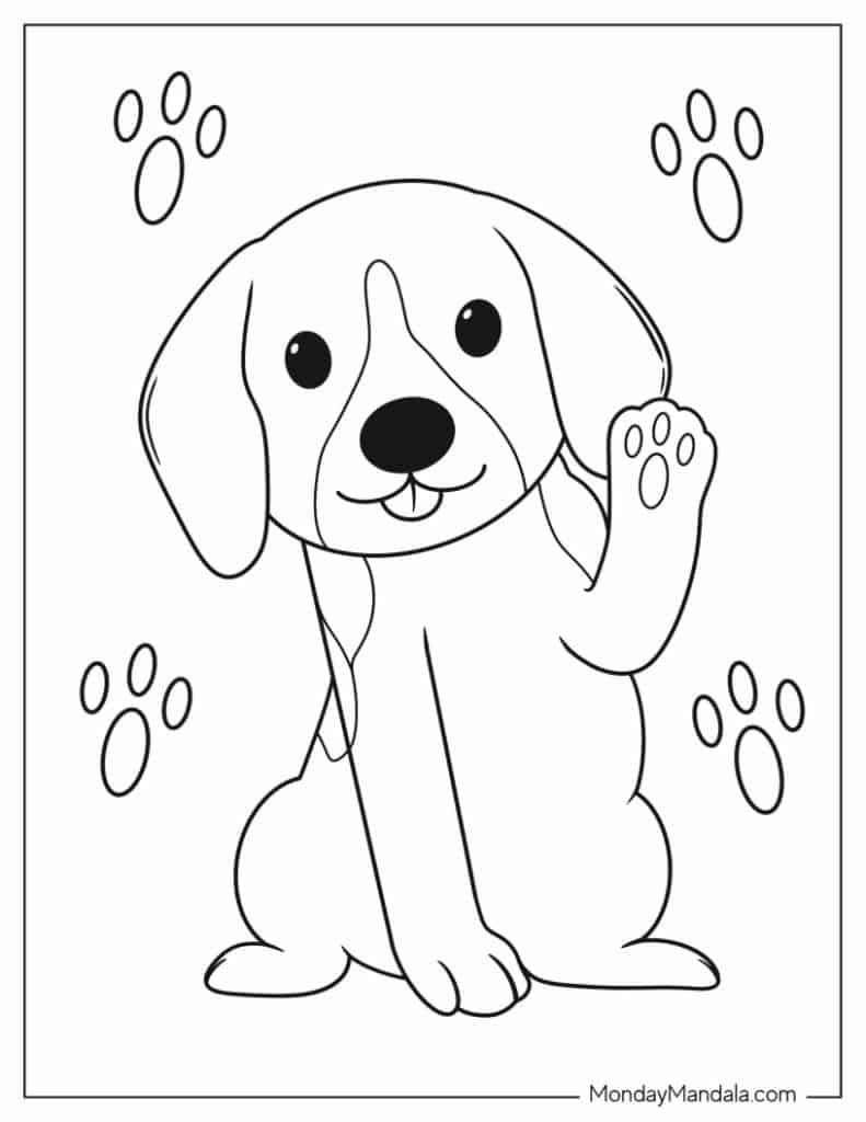 free dog coloring sheets free dog coloring sheets