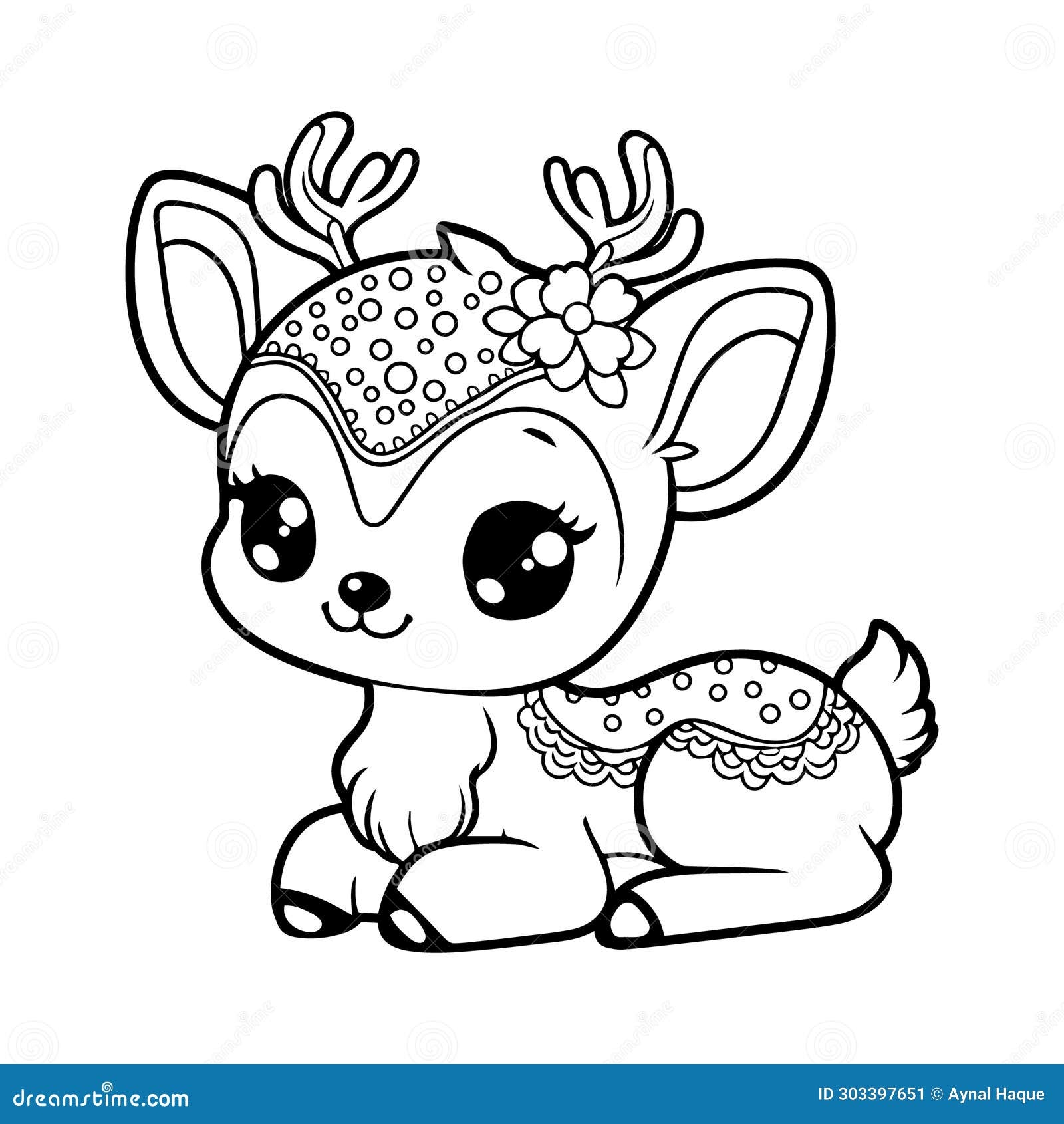 coloring page of a deer coloring page of a deer
