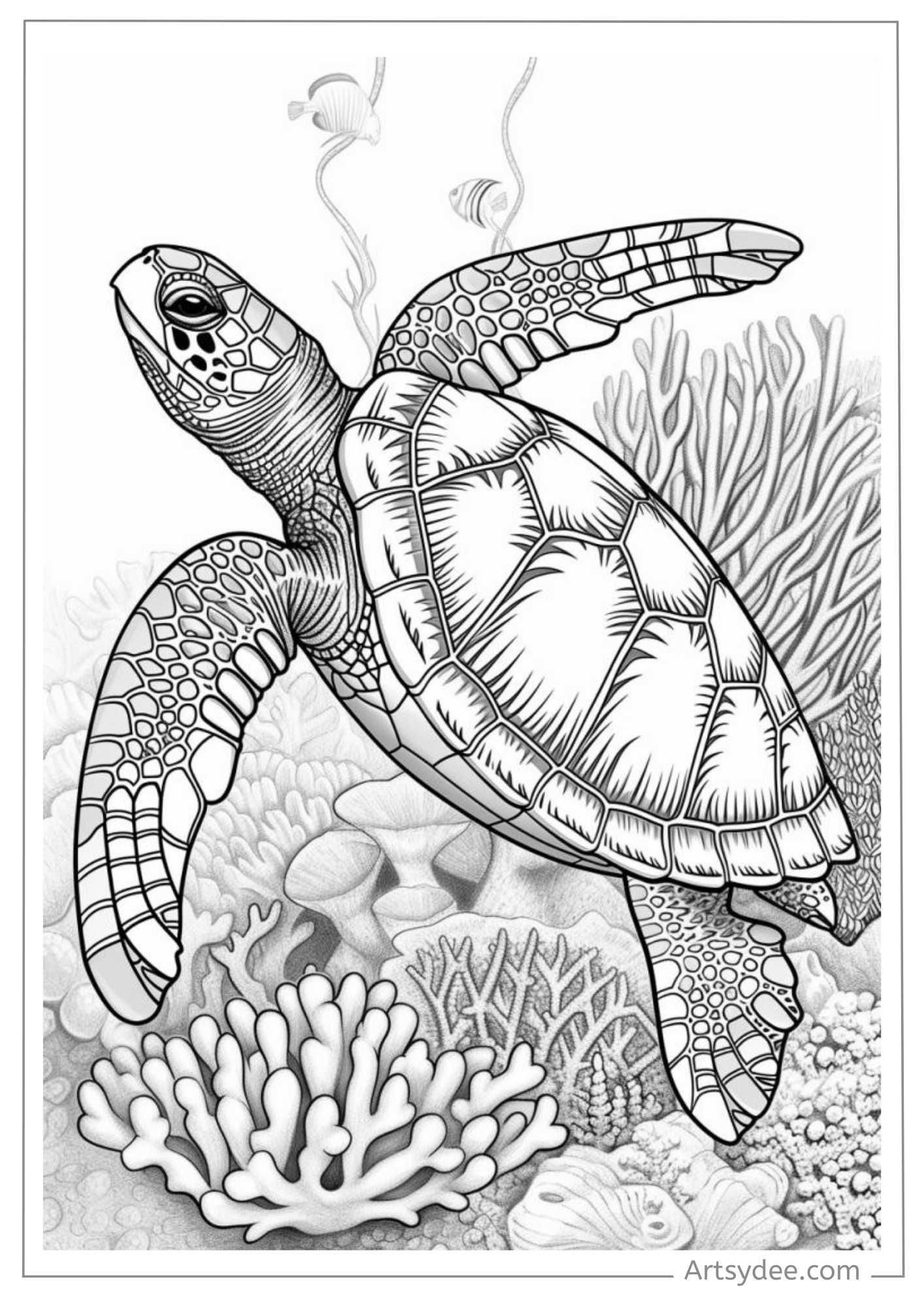 coloring pages sea turtle coloring pages sea turtle