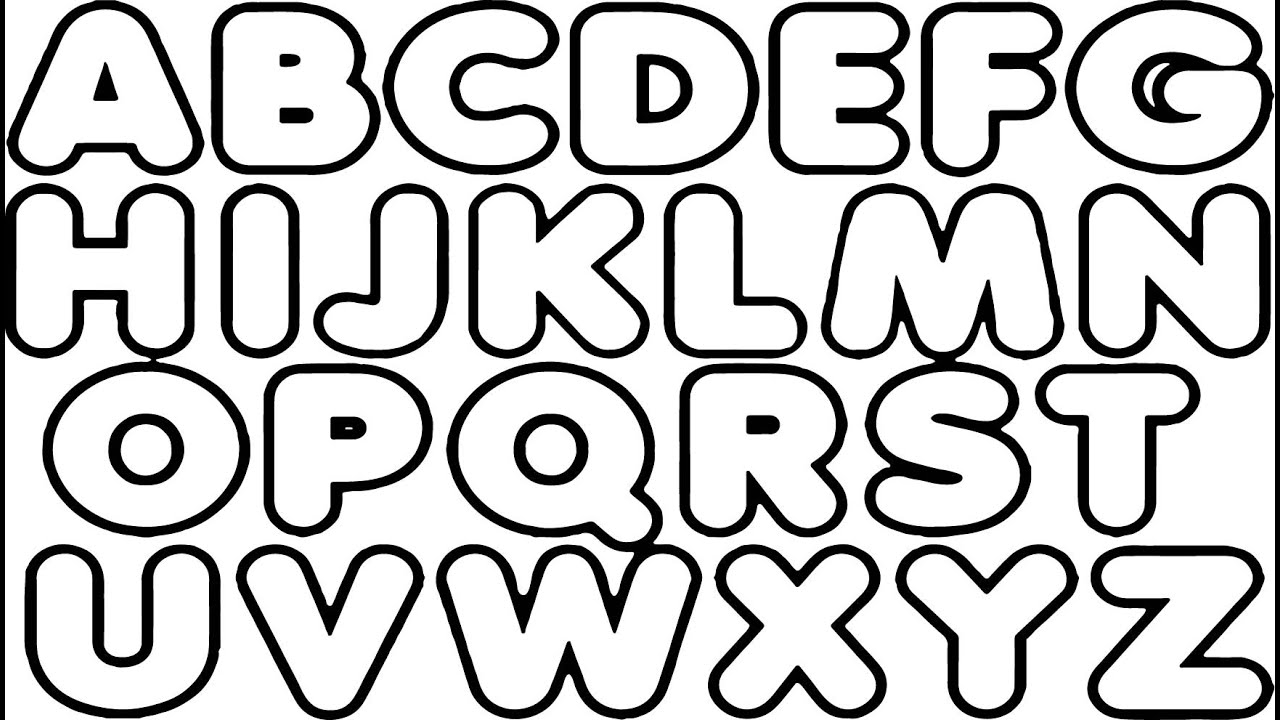 ABC Alphabet Coloring Pages YouTube