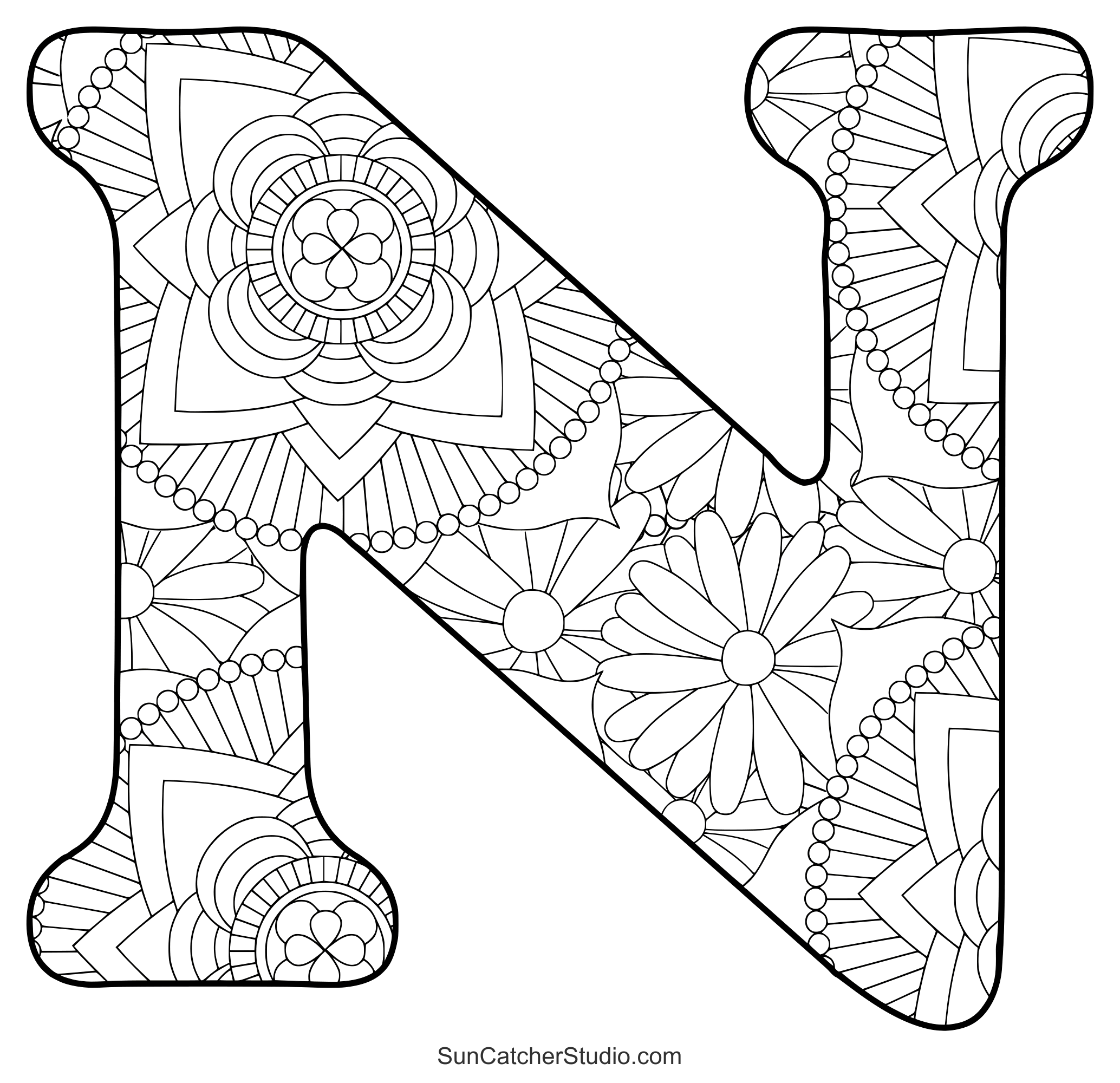 abc coloring pages to print