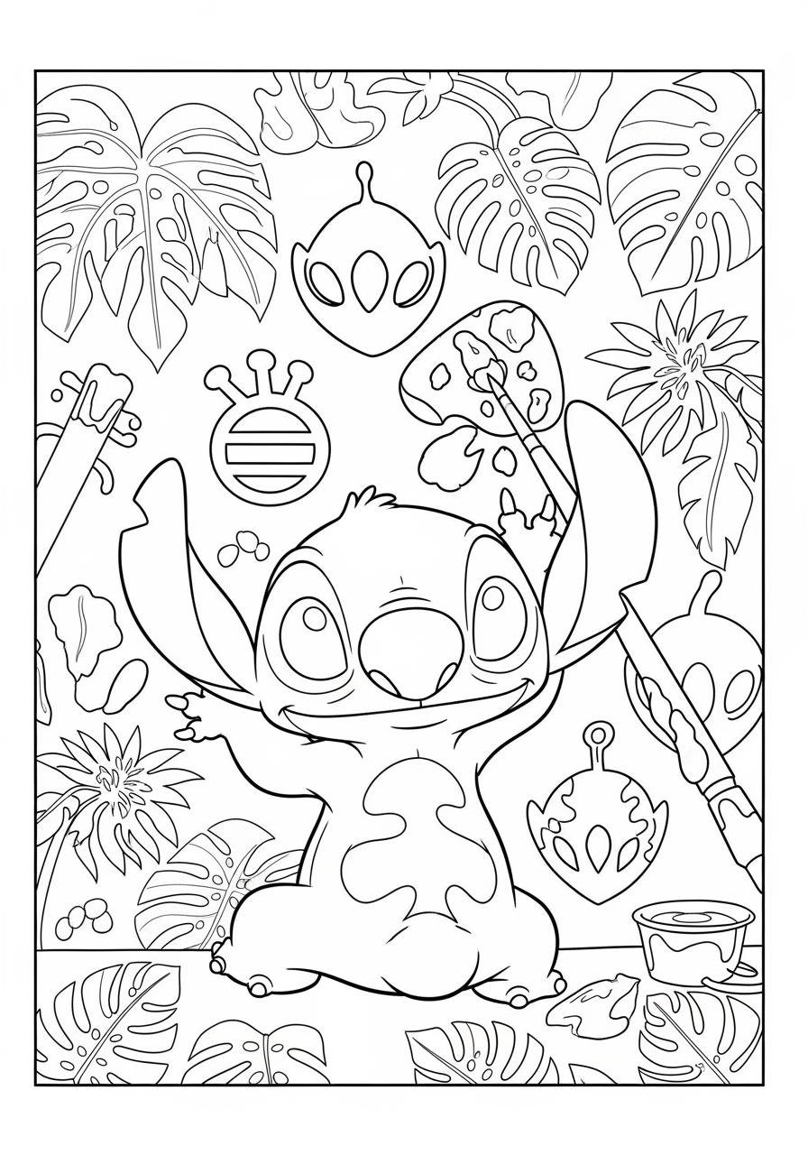 Adorable Cute Stitch Coloring Pages Free Printables Adorable Cute Stitch Coloring Pages Free Printables