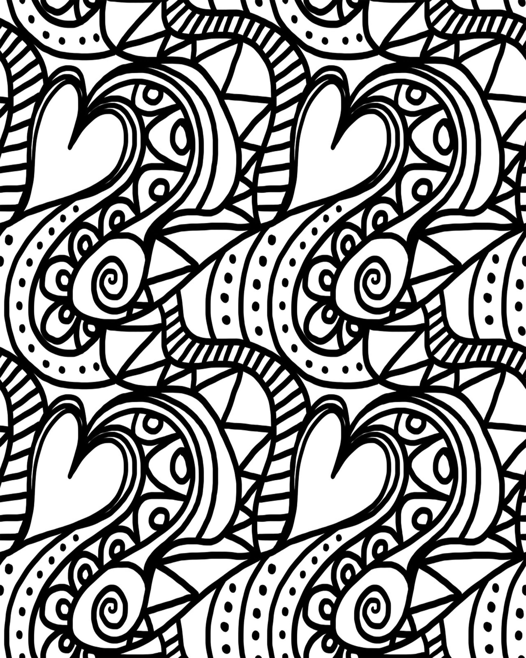 Adult Valentine s Day Coloring Sheets 