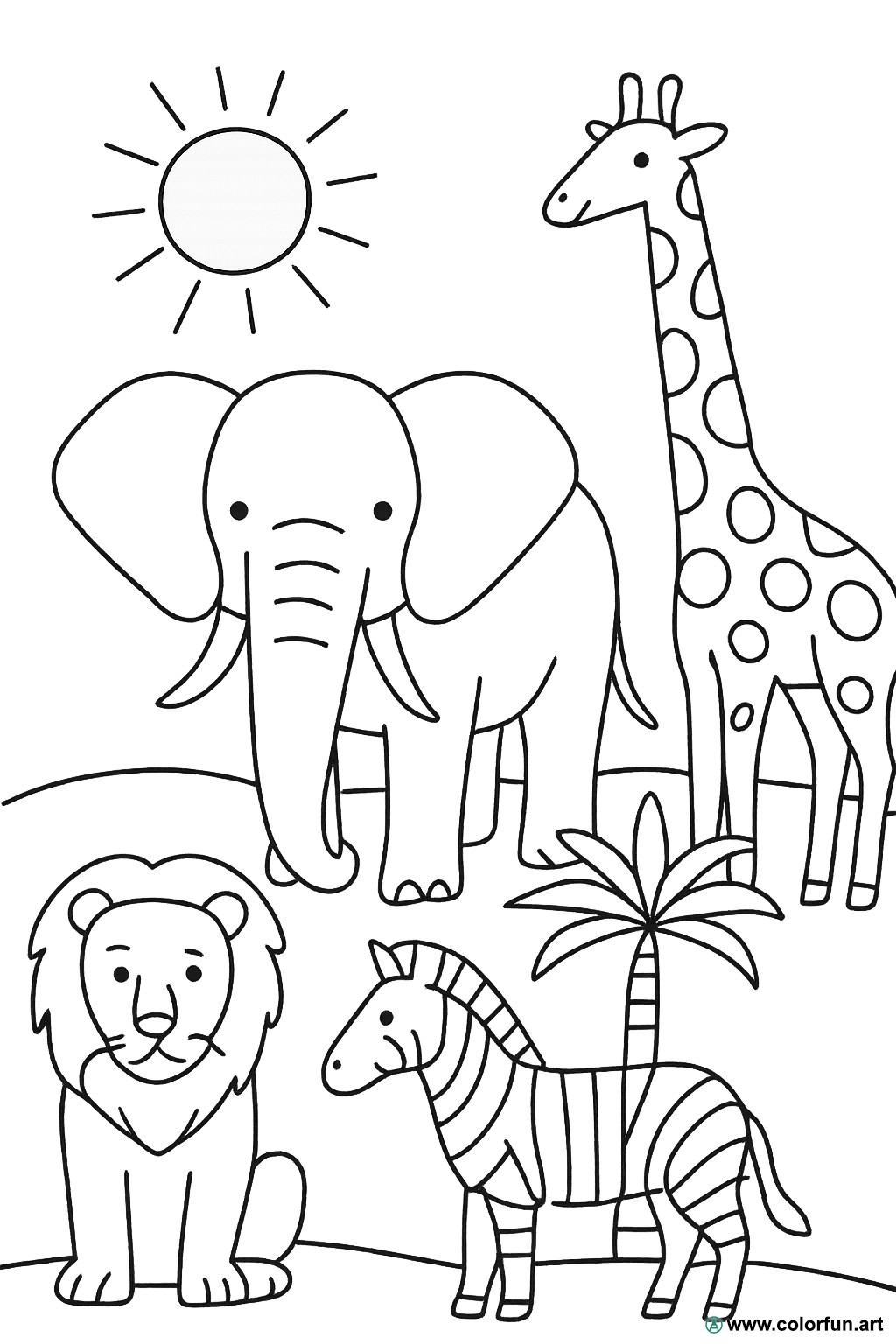 african animals coloring pages african animals coloring pages