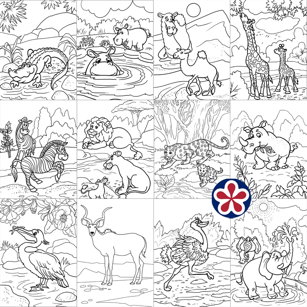 African Animals Coloring Pages And Pictures BuyLapbook African Animals Coloring Pages And Pictures BuyLapbook