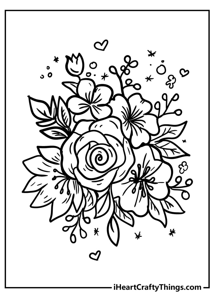 All New Flower Coloring Pages 2024 100 Free Printables Worksheets Library All New Flower Coloring Pages 2024 100 Free Printables Worksheets Library