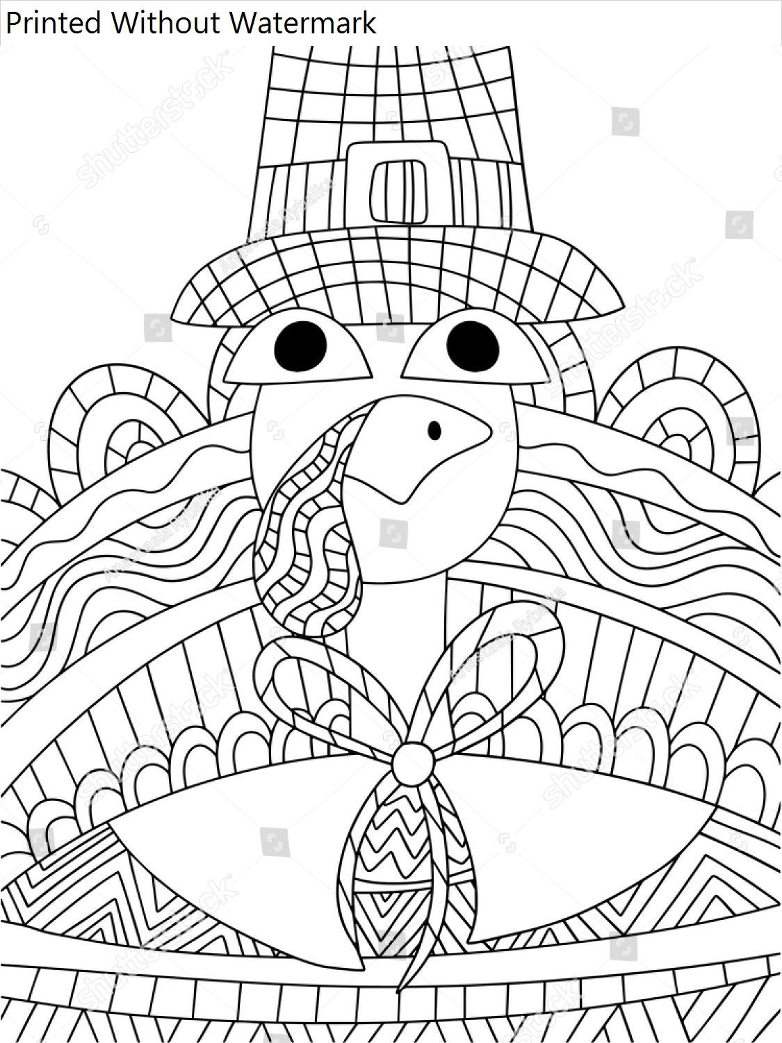 thanksgiving coloring pages funny