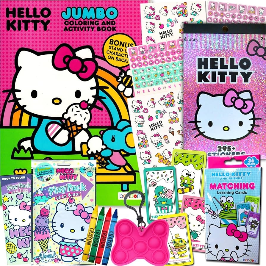 Amazon Hello Kitty Coloring And Acitivty Book Super Bundle For Kids Girls Set Includes Stickers Kids Coloring Book And More Toys Games Amazon Hello Kitty Coloring And Acitivty Book Super Bundle For Kids Girls Set Includes Stickers Kids Coloring Book And More Toys Games
