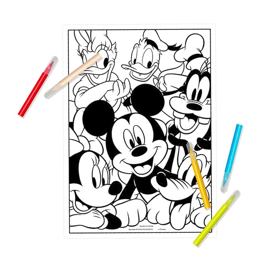 mickey mouse and friends coloring page mickey mouse and friends coloring page