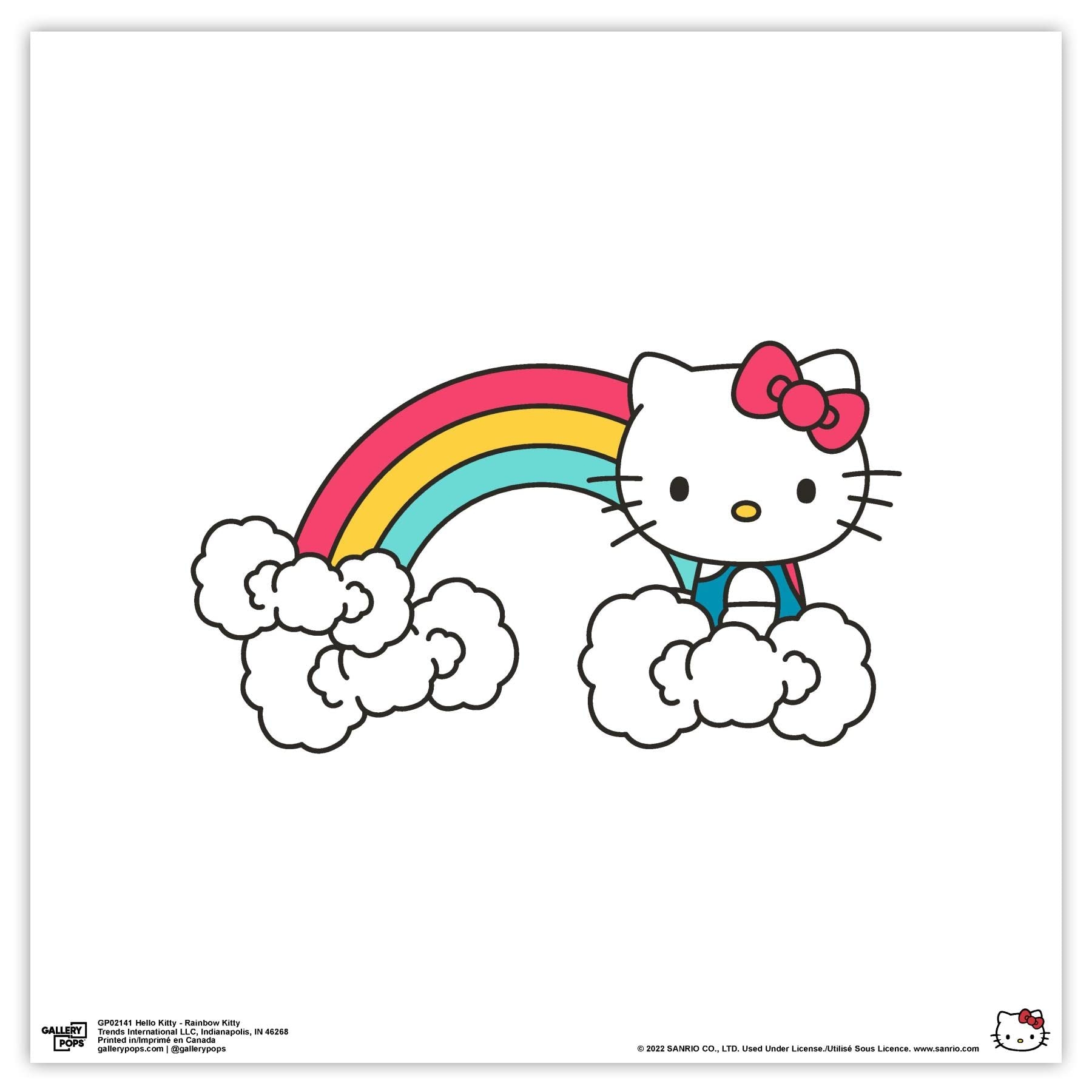 Amazon Trends International Gallery Pops Hello Kitty Rainbow Color Logo Wall Art Wall Poster 12 X 12 Unframed Version Posters Prints Amazon Trends International Gallery Pops Hello Kitty Rainbow Color Logo Wall Art Wall Poster 12 X 12 Unframed Version Posters Prints