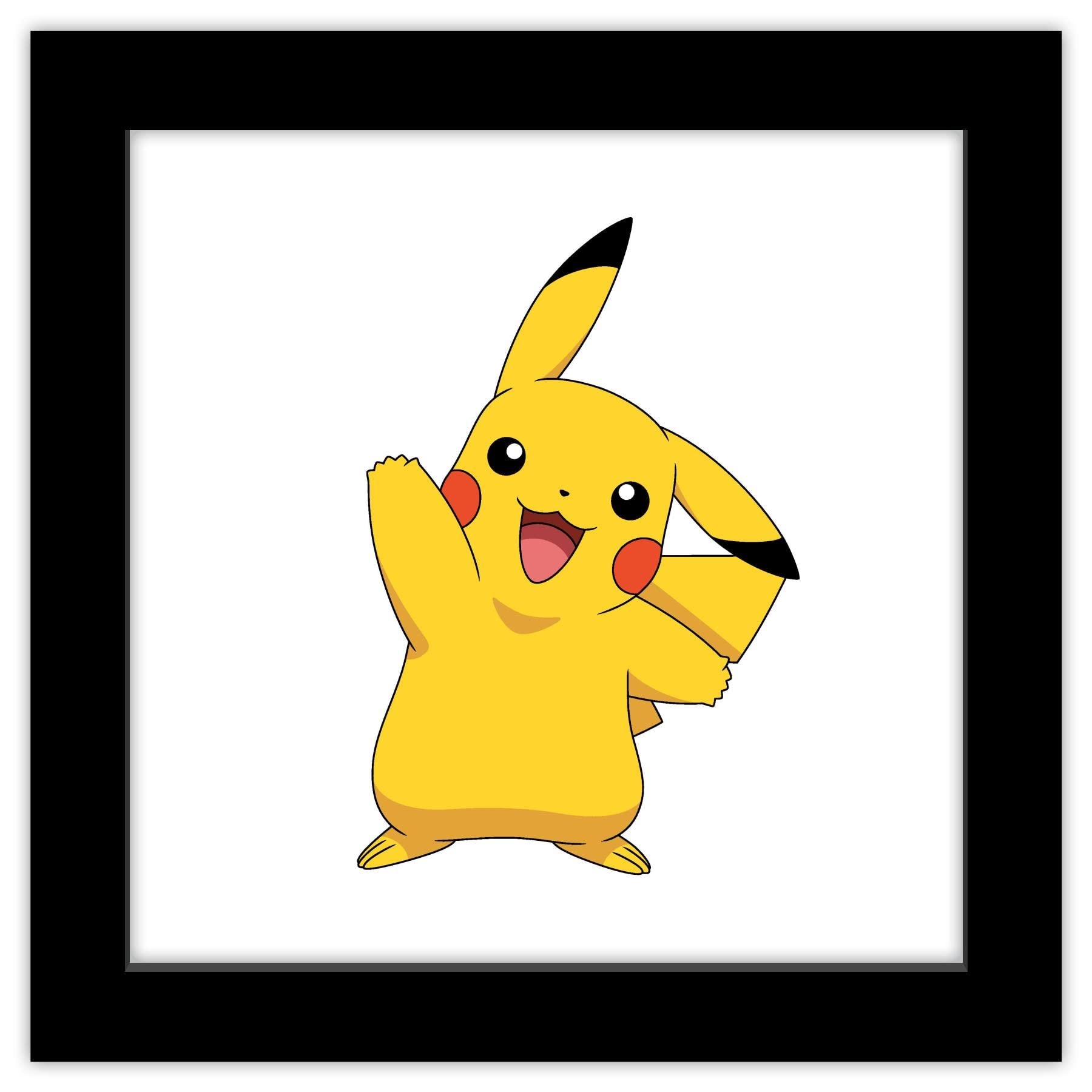 Amazon Trends International Gallery Pops Pokemon Pikachu Waving Pose Wall Art Black Framed Version 12 X 12 Posters Prints Amazon Trends International Gallery Pops Pokemon Pikachu Waving Pose Wall Art Black Framed Version 12 X 12 Posters Prints