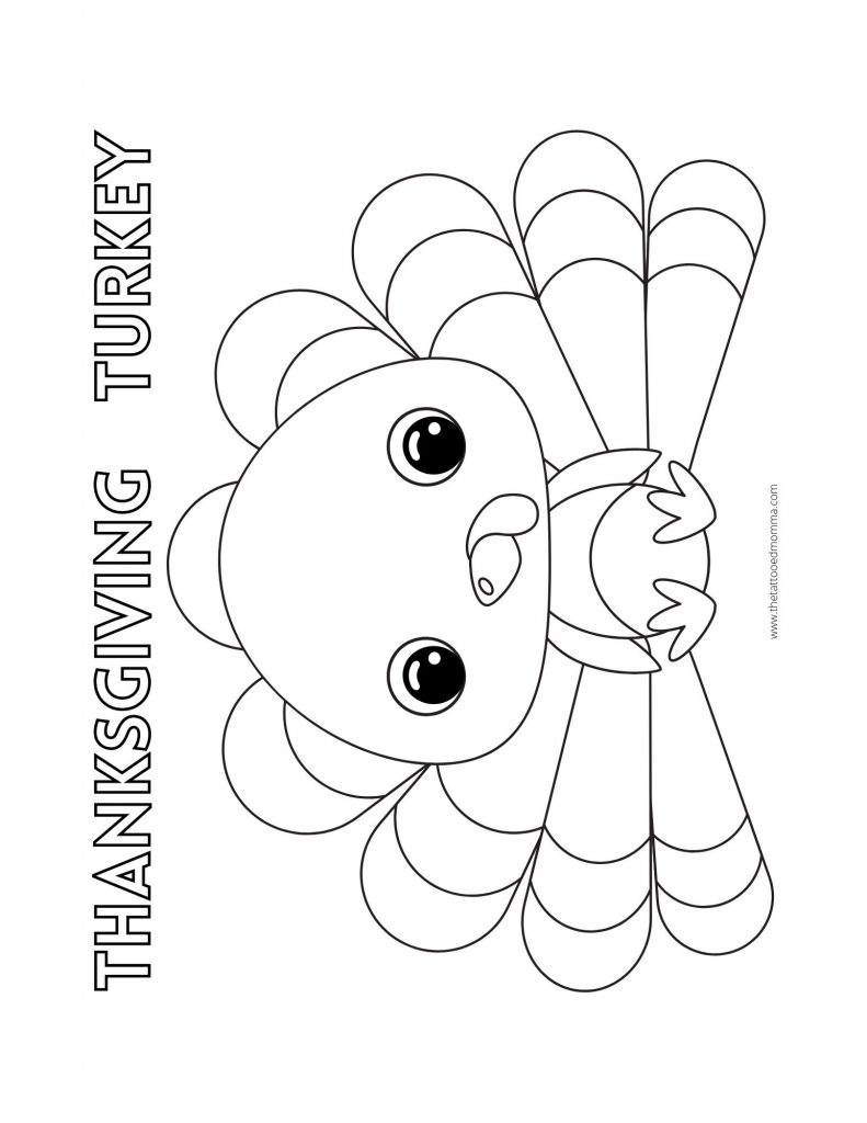 An Easy Quick Thankful Turkey Homeschool Activity For Thanksgiving The Tattooed Momma