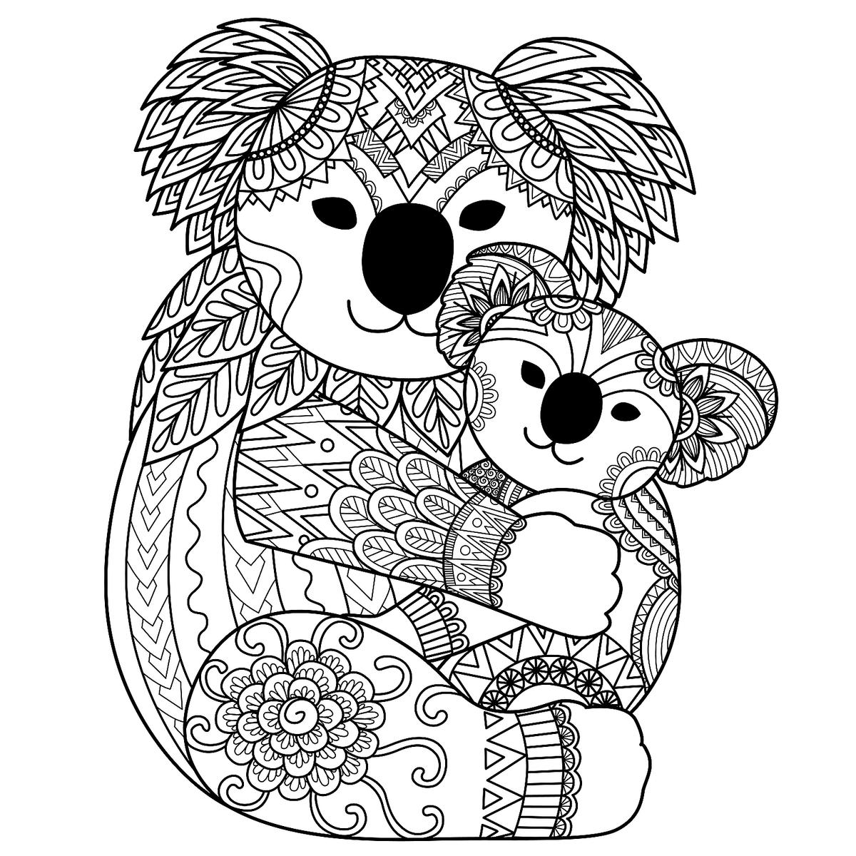 animal coloring pages free