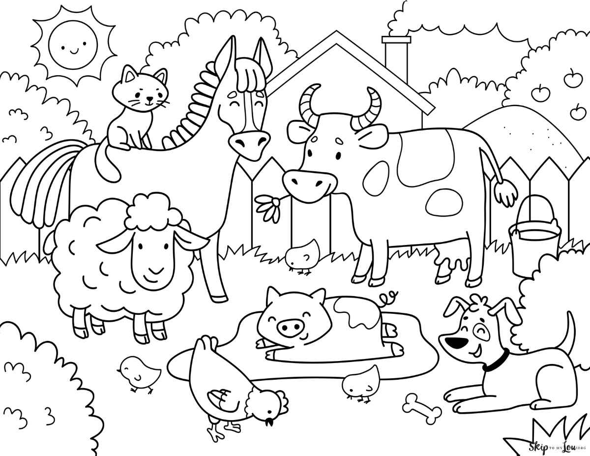 animal coloring pages free printable animal coloring pages free printable