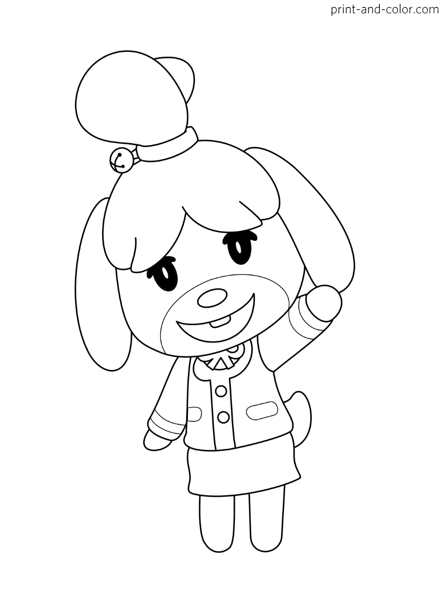 Animal Crossing Coloring Pages Print And Color Animal Crossing Coloring Pages Print And Color