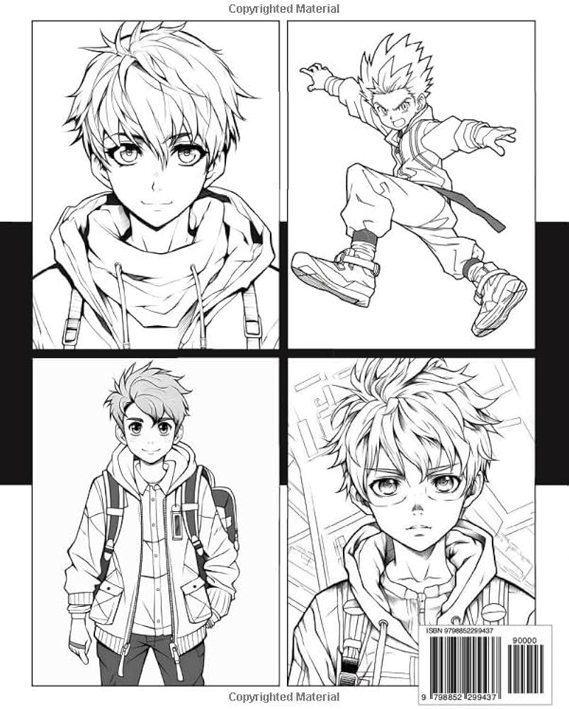 Anime Boys Coloring Book 50 Cool Anime Manga Characters To Color For Kids And Teens Yamamoto Hikaru 9798852299437 Amazon Books Anime Boys Coloring Book 50 Cool Anime Manga Characters To Color For Kids And Teens Yamamoto Hikaru 9798852299437 Amazon Books