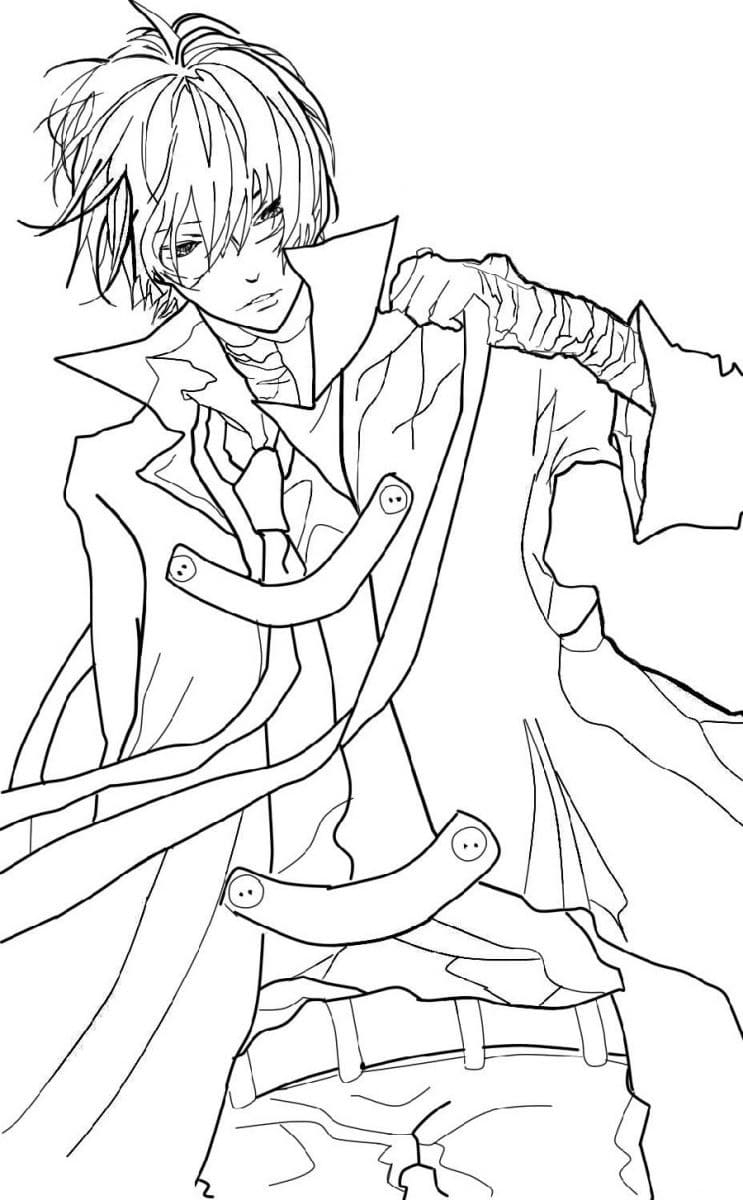 Anime Boys Coloring Pages 110 Pictures Free Printable