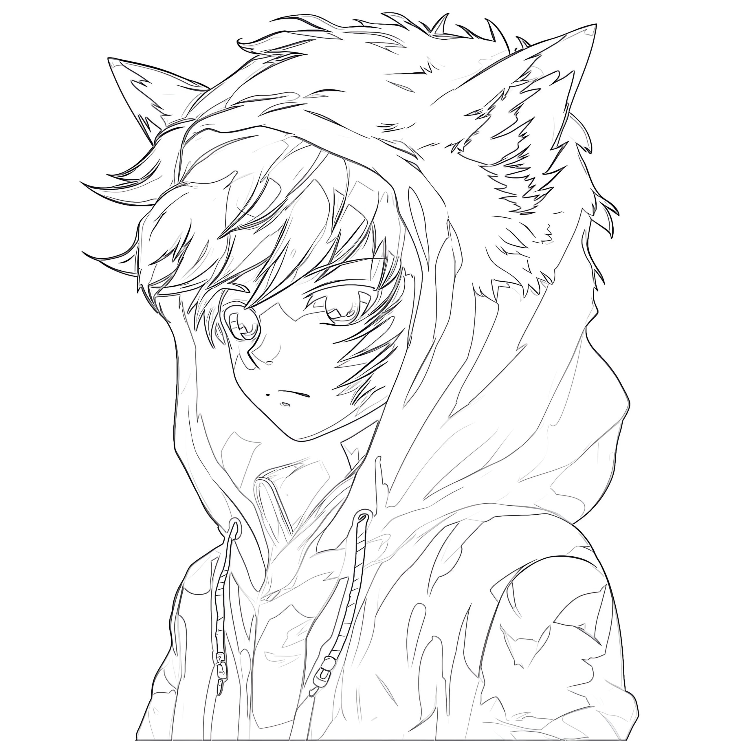 Anime Coloring Page Printable Coloring Pages Mimi Panda Anime Coloring Page Printable Coloring Pages Mimi Panda