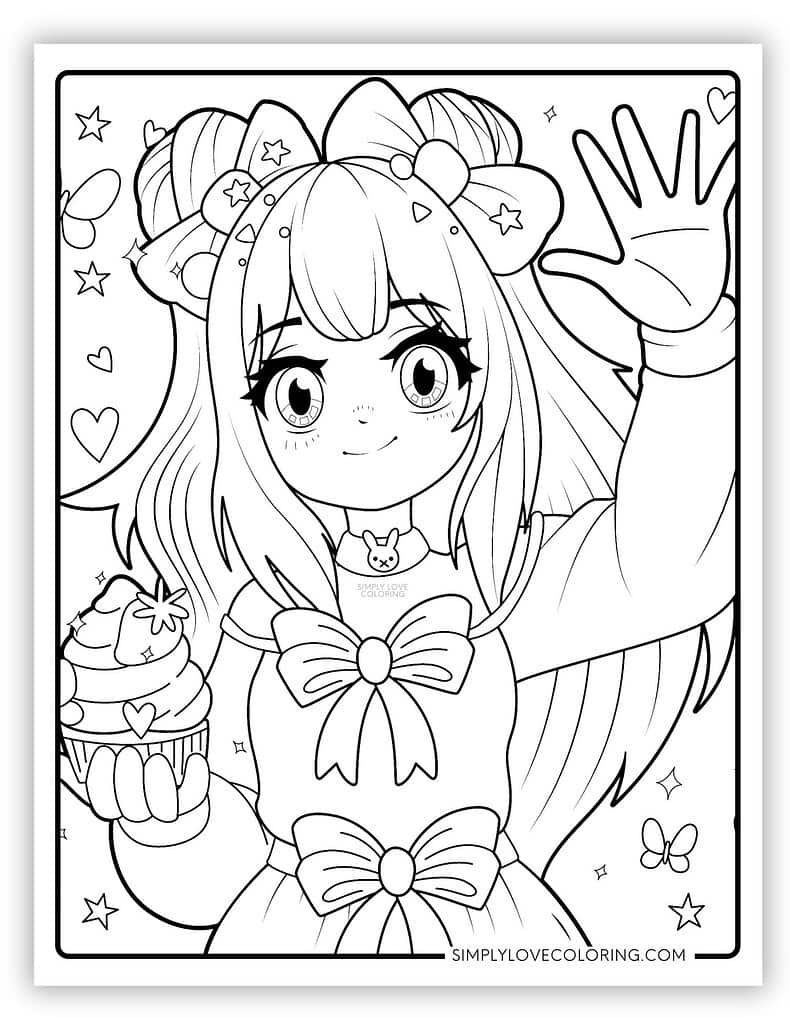 Anime Coloring Pages Free PDF Printables Simply Love Coloring Anime Coloring Pages Free PDF Printables Simply Love Coloring
